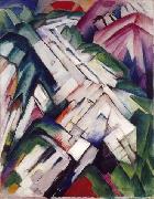 Franz Marc Gebirge oil